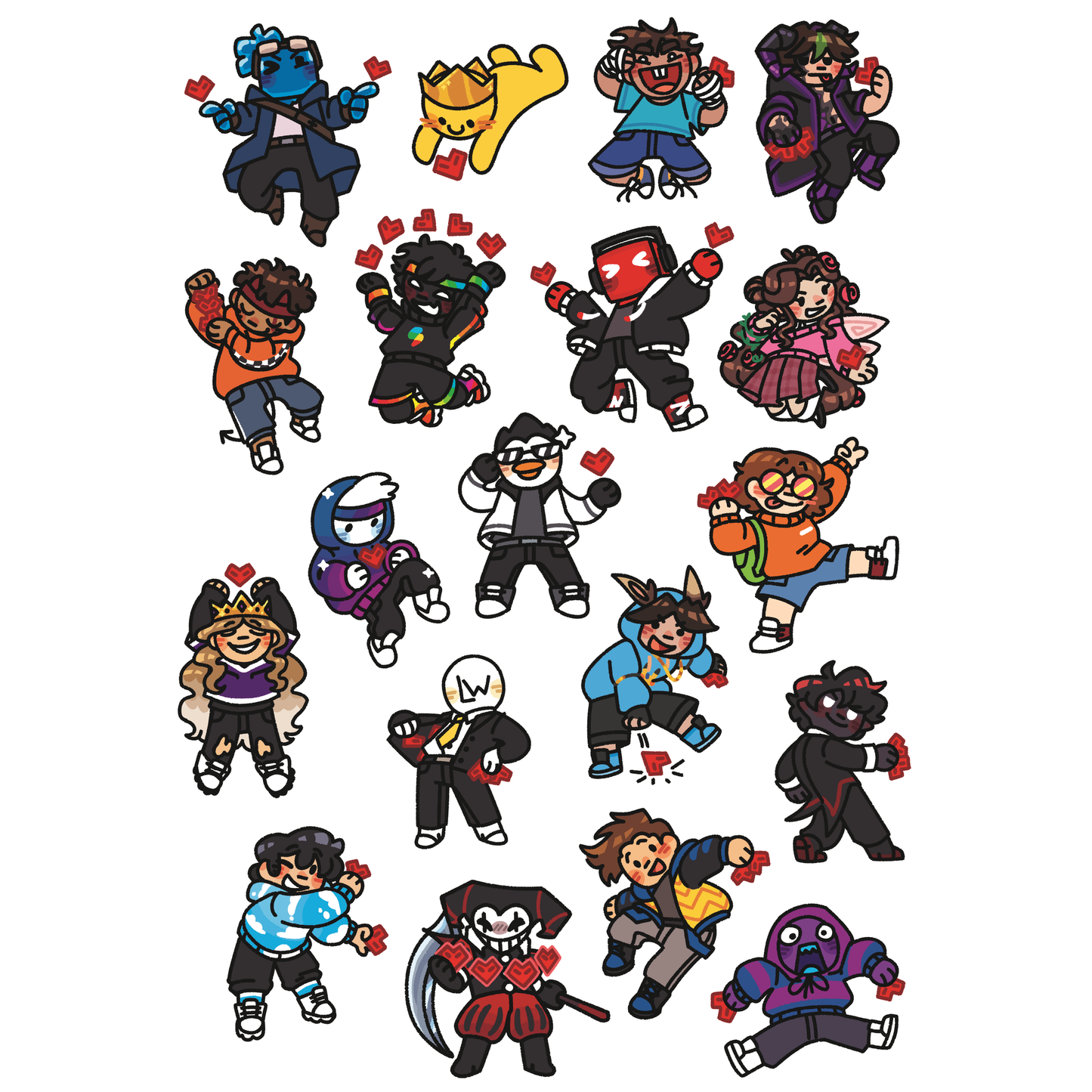 Lifesteal Sticker Pack