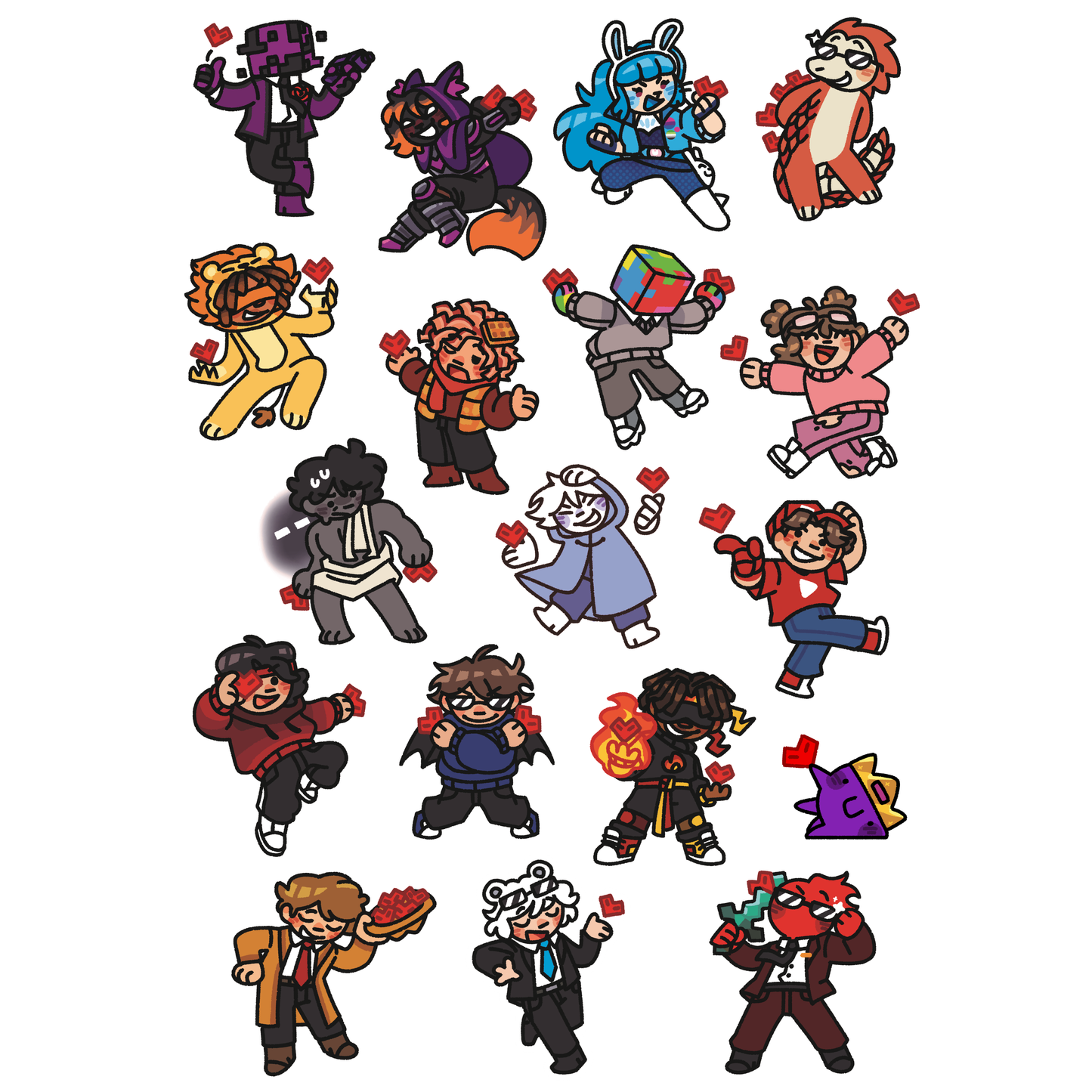 Lifesteal Sticker Pack