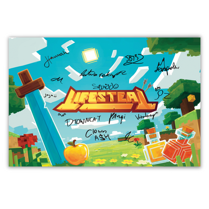 LIMITED EDITION: Hand-Signed | Lifesteal Poster